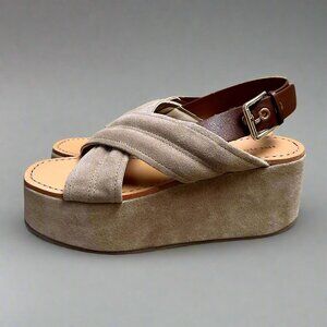 Free People fawn suede sandals, size 8.5, BRAND NEW!